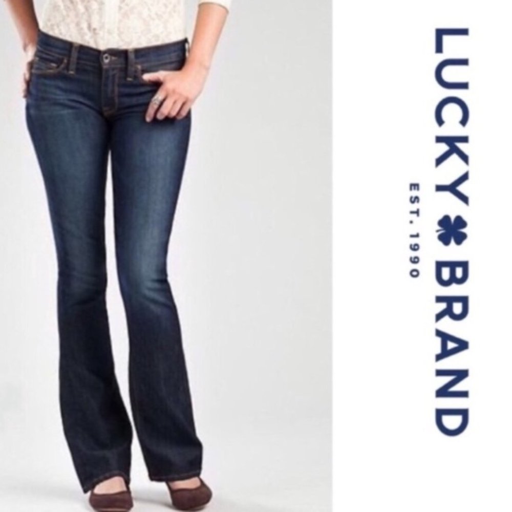 Lucky Brand Dungarees MidRise Flare Jeans 28 Reg